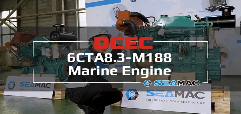DCEC 6CTA8.3-M188  Marine Engine Introduction Video
