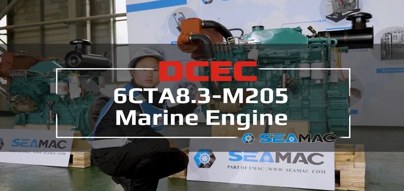 DCEC 6CTA8.3-M205 Marine Engine Introduction Video