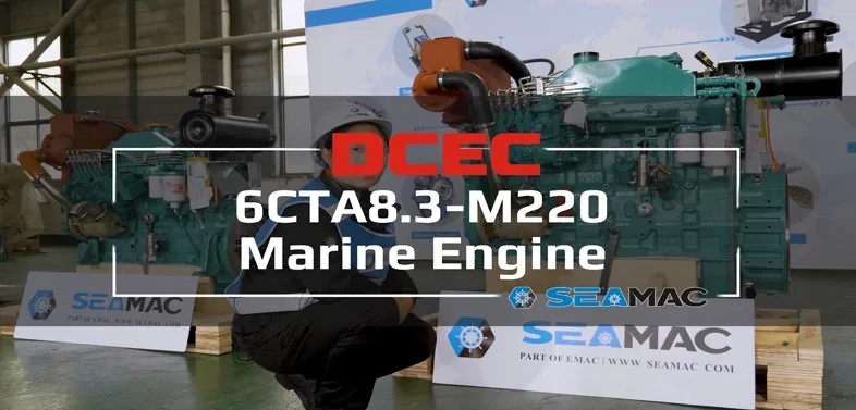DCEC  6CTA8.3-M220 Marine Engine Introduction Video