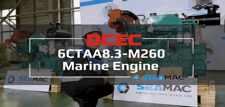 DCEC 6CTAA8.3-M260 Marine Engine Introduction Video