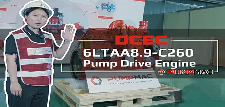 6LTAA8.9 C260 pump drive video