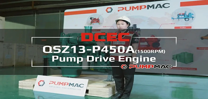  QSZ13 P450A pump drive video
