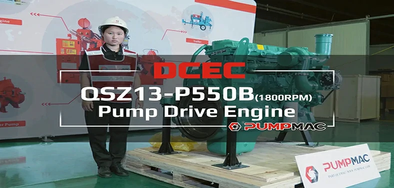  QSZ13 P550A pump drive video