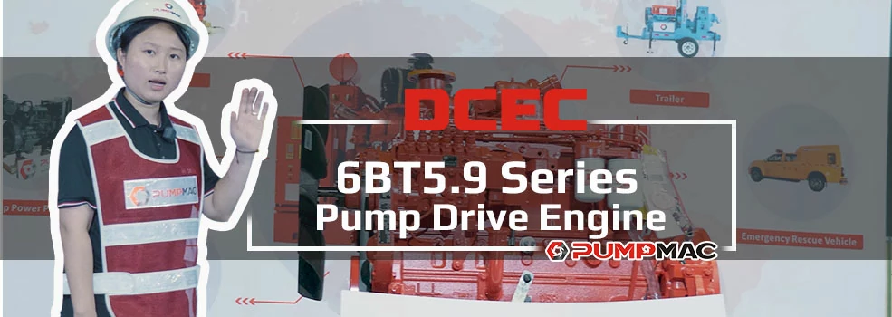 DCEC 6BT5.9 Series Pump Drive Engine