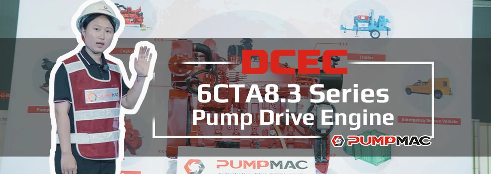 DCEC 6CTA8.3 Series Pump Drive Engine