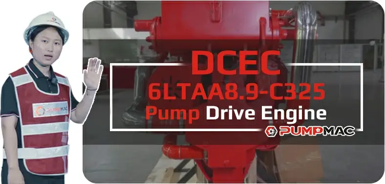 6LTAA8.9 C325 pump drive video