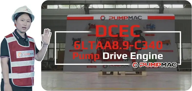 6LTAA8.9 C340 pump drive video