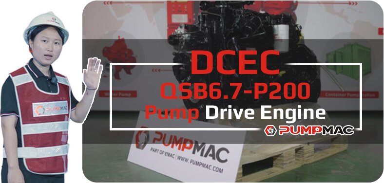 QSB6.7 P200 pump drive video