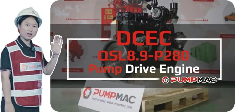 QSL8.9 P280 pump drive video