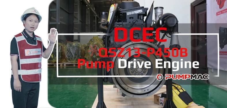  QSZ13 P450B pump drive video