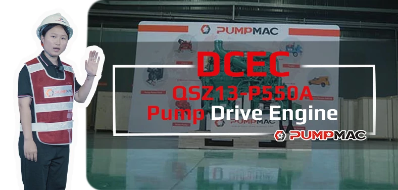  QSZ13 P550A pump drive video