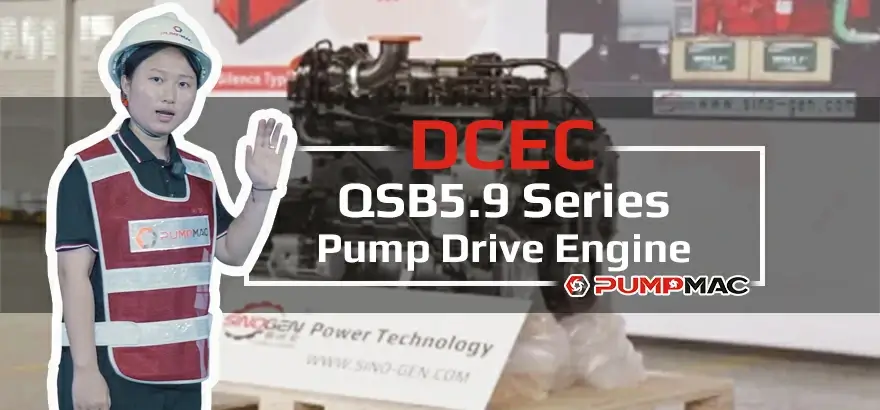 DCEC QSB5.9 Series Pump Drive Engine