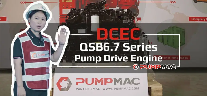 DCEC QSB6.7 Series Pump Drive Engine