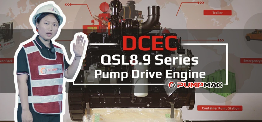 DCEC QSL8.9 Series Pump Drive Engine