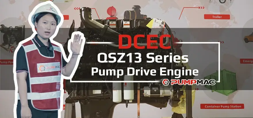 DCEC QSZ13 Series Pump Drive Engine
