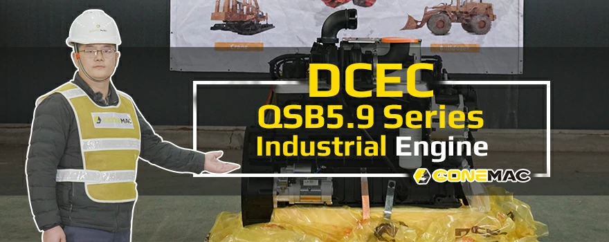 DCEC QSB5.9 Series Industrial Engine Introduction Video