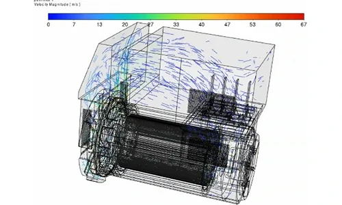 Application of CFD Simulation Analysis in Thermal Design of Industrial Generators-2
