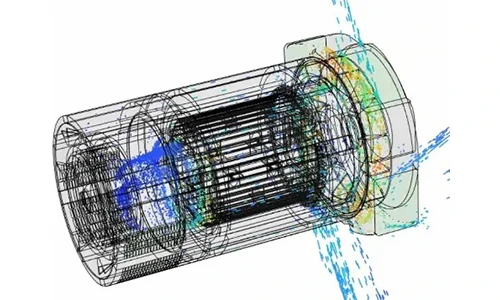 Application of CFD Simulation Analysis in Thermal Design of Industrial Generators