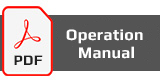 The picture of Operation Manual showing the accessories and scopes of supply.